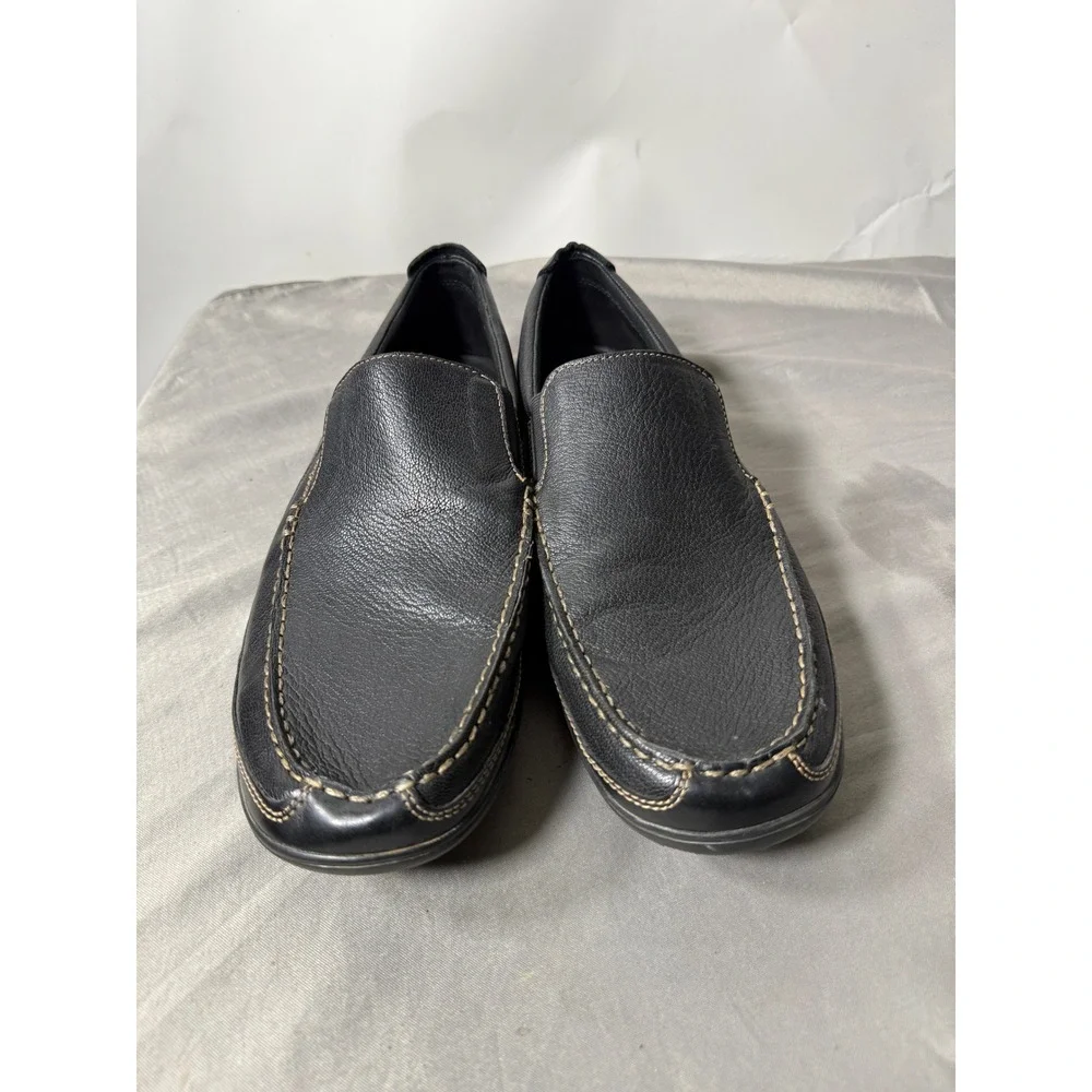 Cole Haan Grant Canoe Camp Moc Black Leather Loafers Mens 13M Slip On